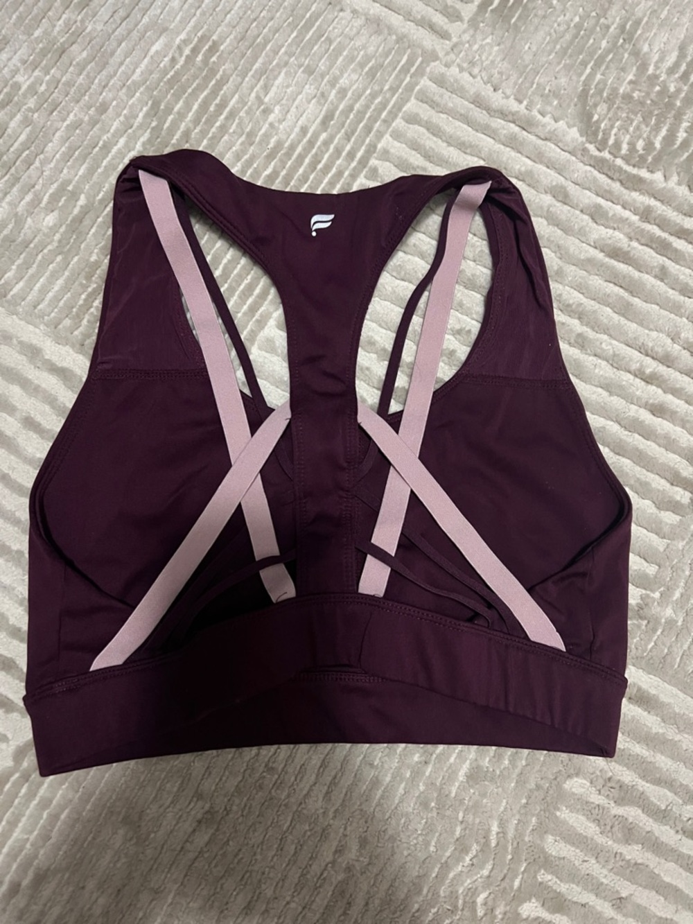 Fabletics Sports Bra- Maroon/Pink